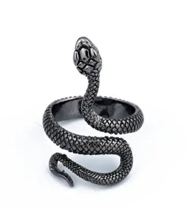 2021 European Retro Punk Spirit Snake & Dragon Ring - Image 16