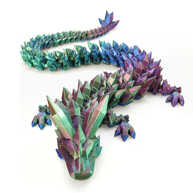 3D Printed Antistress Crystal Dragon - Image 11