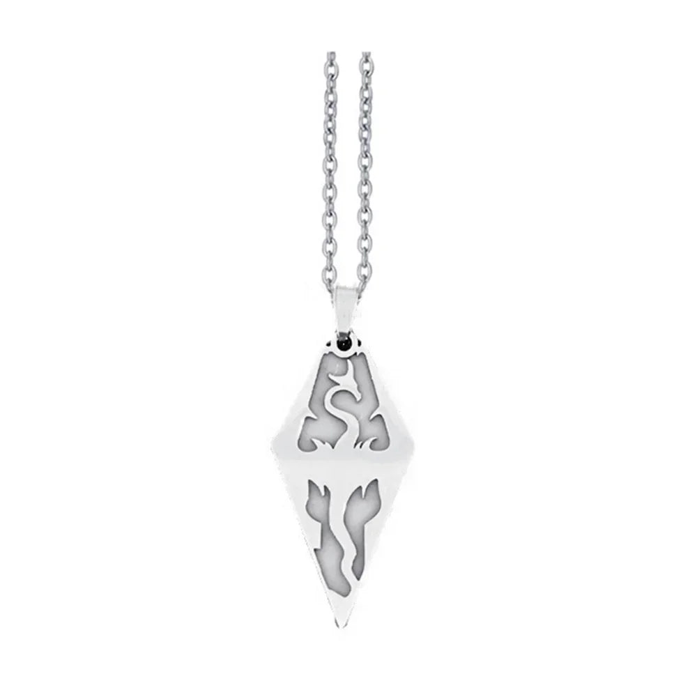 Glowing Luminous Dragon Pendant Necklace – Stainless Steel Glow-in-the-Dark Collar for Halloween & Gifts - Image 5