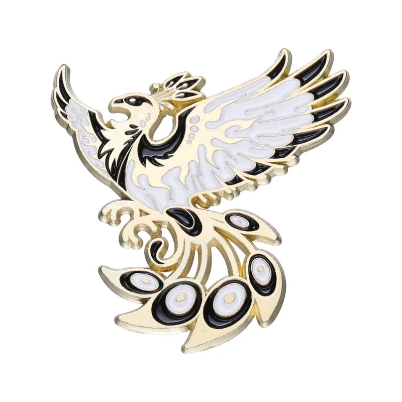 Animals Enamel Pin – Eagle, Dragon & Bird Brooch Badges for Bags, Hats & Gifts - Image 8