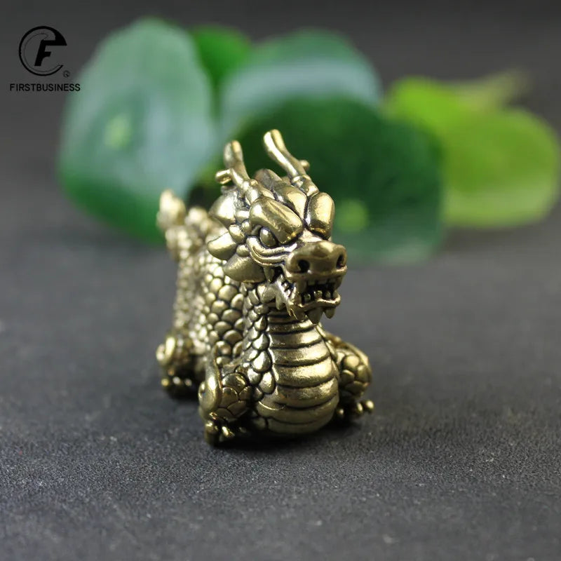 Antique Bronze Chinese Mythical Dragon Statue - Image 3