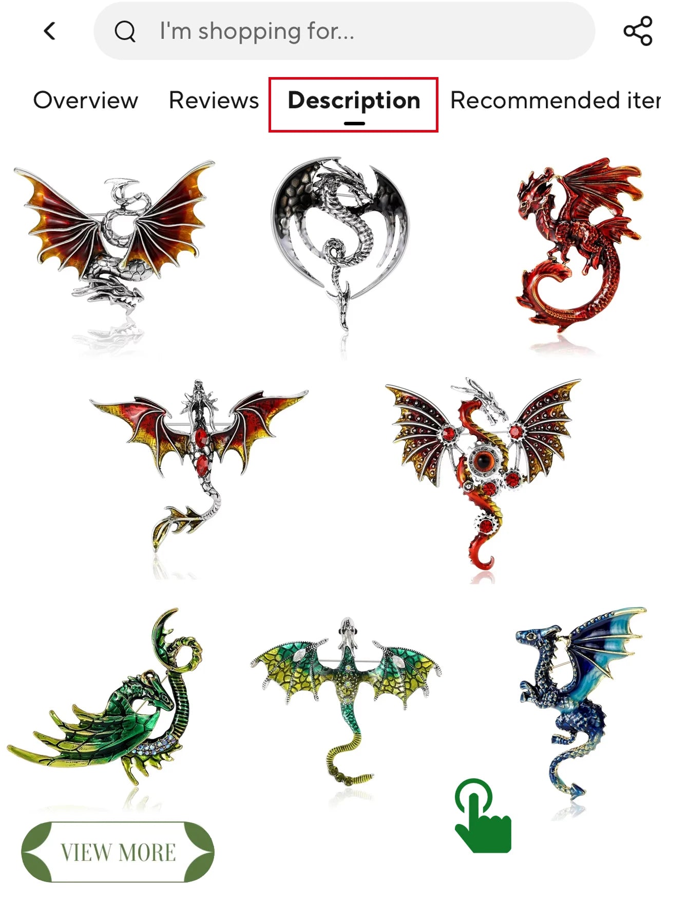 Enamel Mechanical Dragon Pins - Image 4