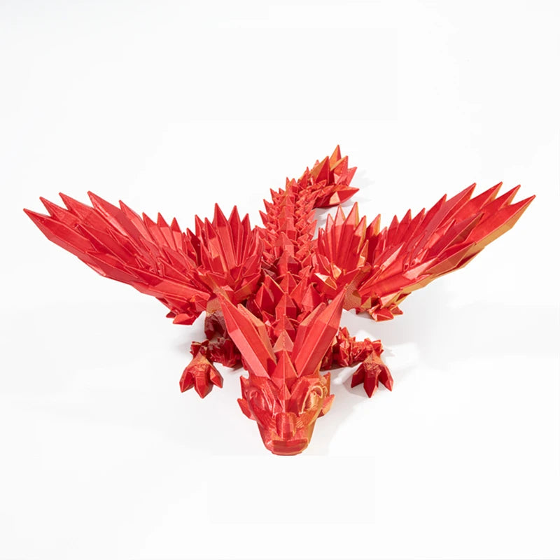 3D Printed Articulated Crystal Dragon - Image 6