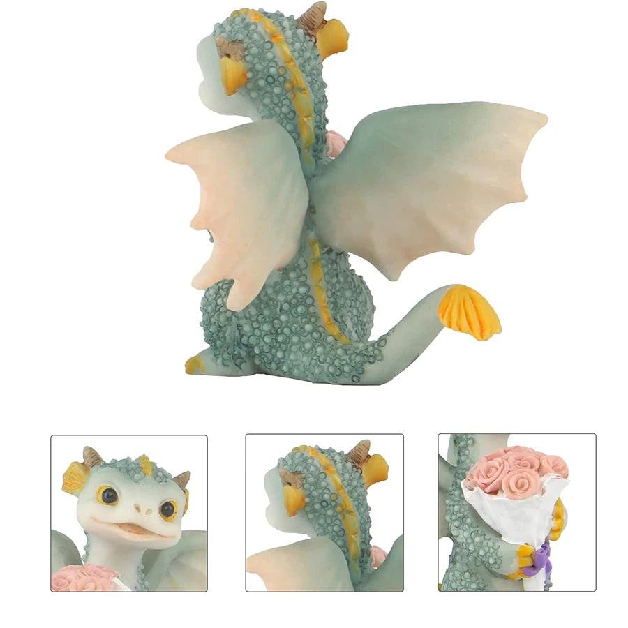 Fantasy Dragon Resin Sculpture - Image 6
