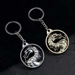 Fashion Vintage Mortal Kombat Dragon Totem Keychain