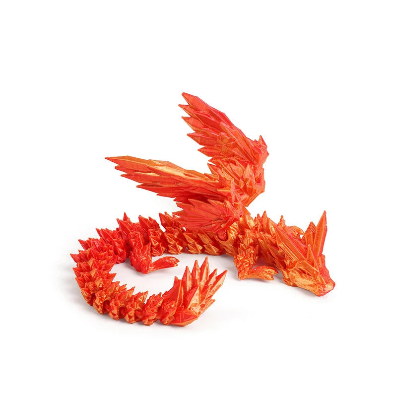 3D Printed Gradient Dragon Ornament - Image 6