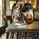 Fire Breathing Dragon Statue – Ideal for Studio or Display Case, Tabletop Decor & Perfect Gift