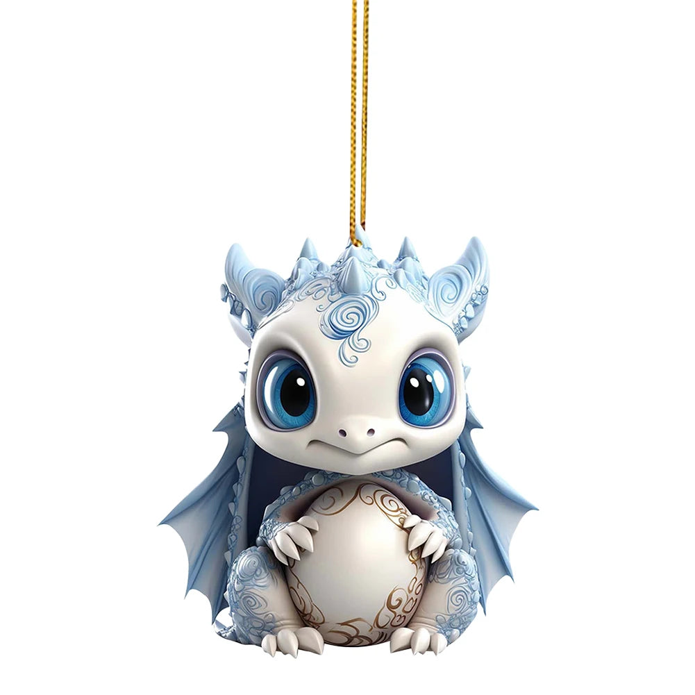 Christmas Tree Dragon Baby Pendant - Image 13