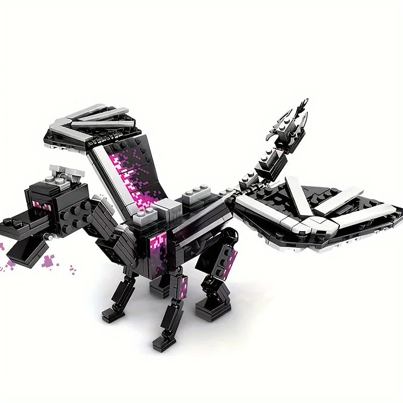 246pcs Black Pixel Dragon - Image 6