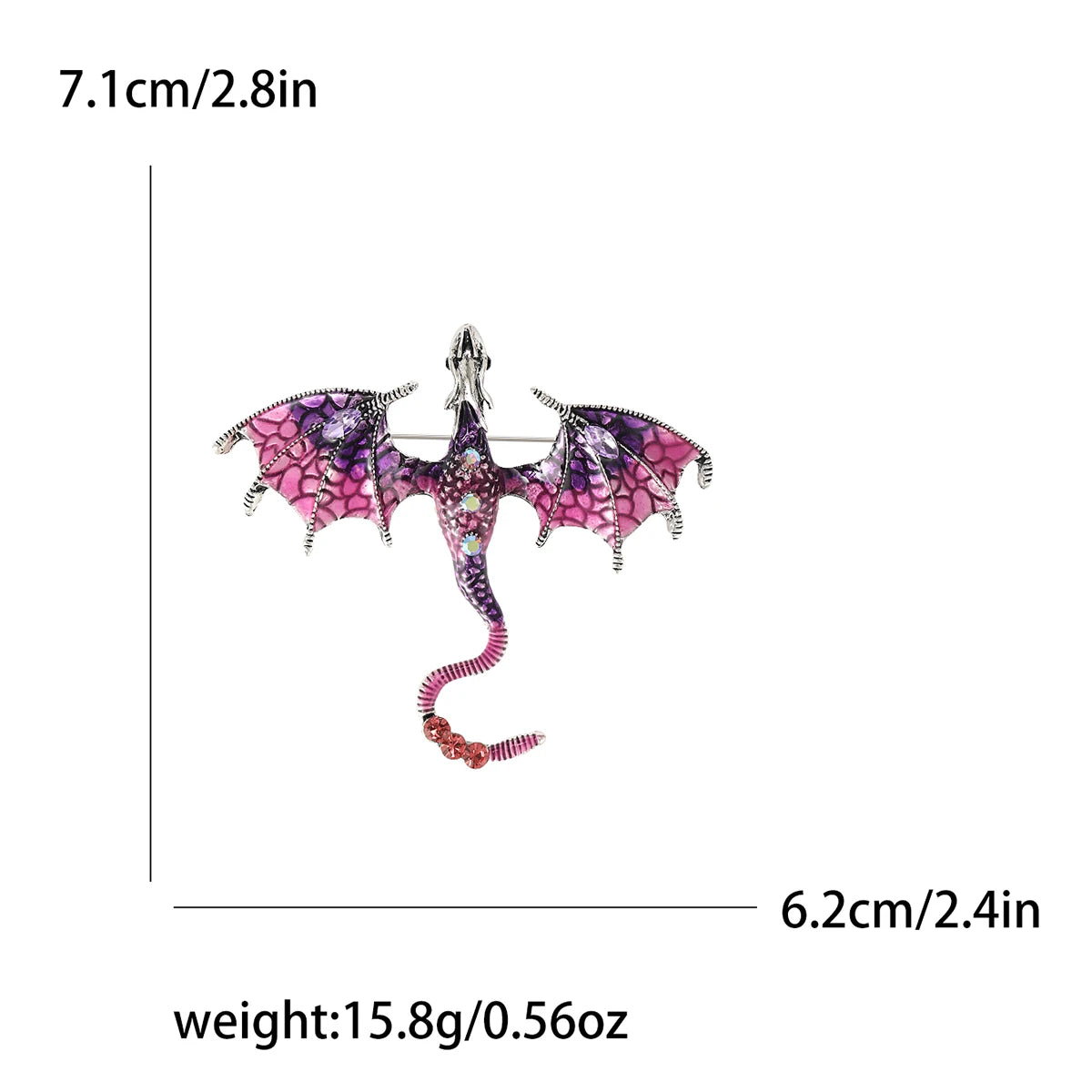 Enamel Dragon Pins for Women - Image 27