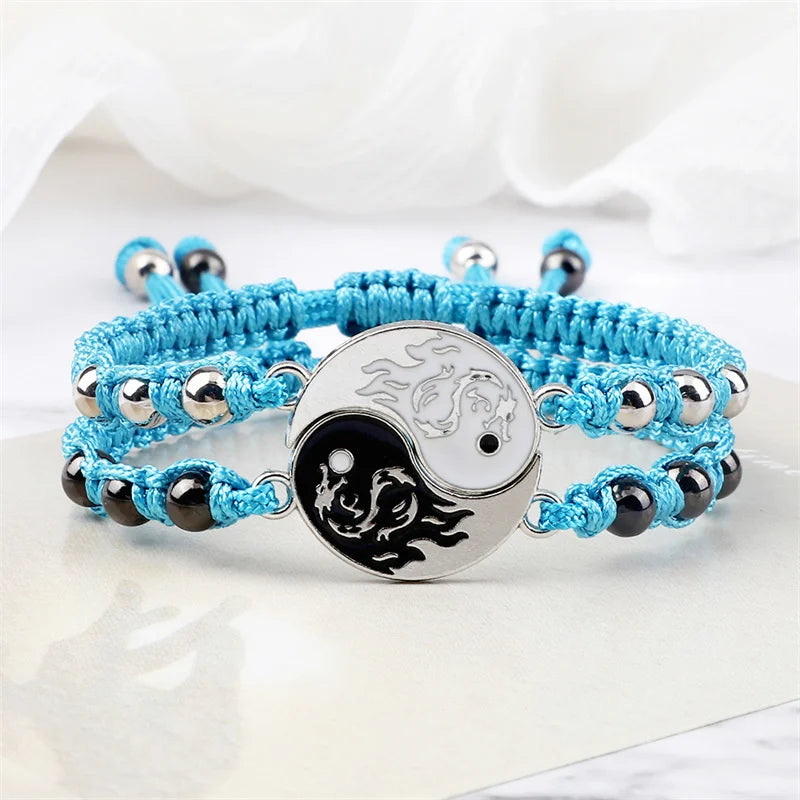 Dragon Tai Chi Gossip Braided Bracelets - Image 3