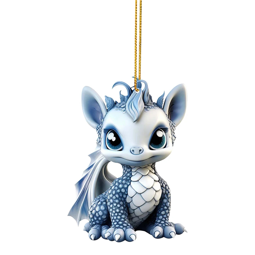 Christmas Tree Dragon Baby Pendant - Image 11
