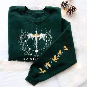 Fourth Wing Sweatshirt for Women – Basgiath War College Dragon Rider Crewneck Pullover | Fantasy Streetwear Hoodie