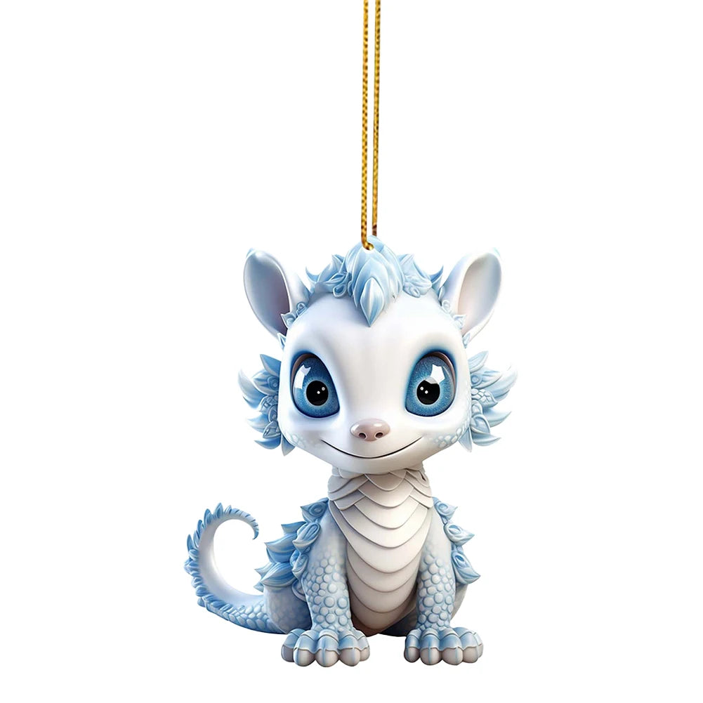 Christmas Tree Dragon Baby Pendant - Image 9