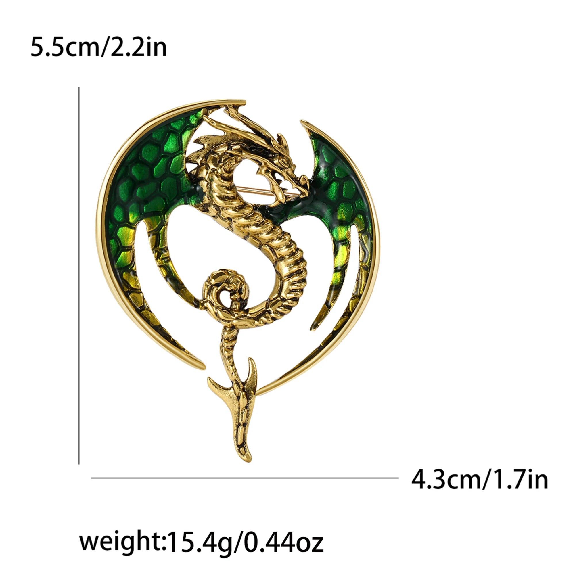 Enamel Dragon Pins for Women - Image 9