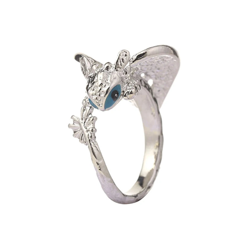 2024 New Gothic Punk Dragon Ring – Retro Animal Adjustable Finger Ring for Men & Women | Magical Cool Jewelry Gift - Image 8