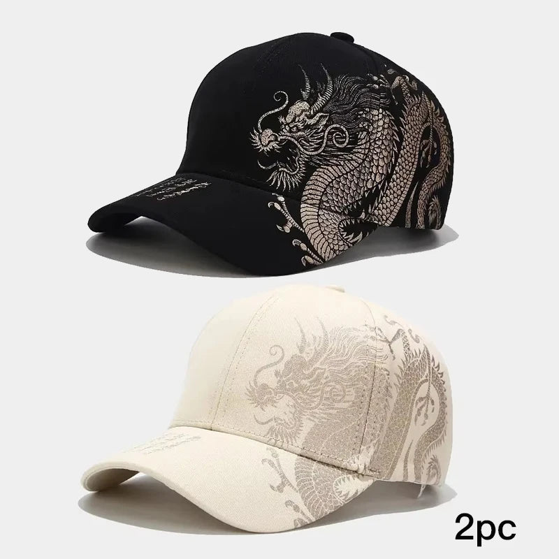 Chinese Style Dragon Pattern Baseball Hat - Image 8