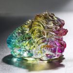 Crystal Dragon Figurine Miniature – Feng Shui Chinese Zodiac Collectible & Home Decor