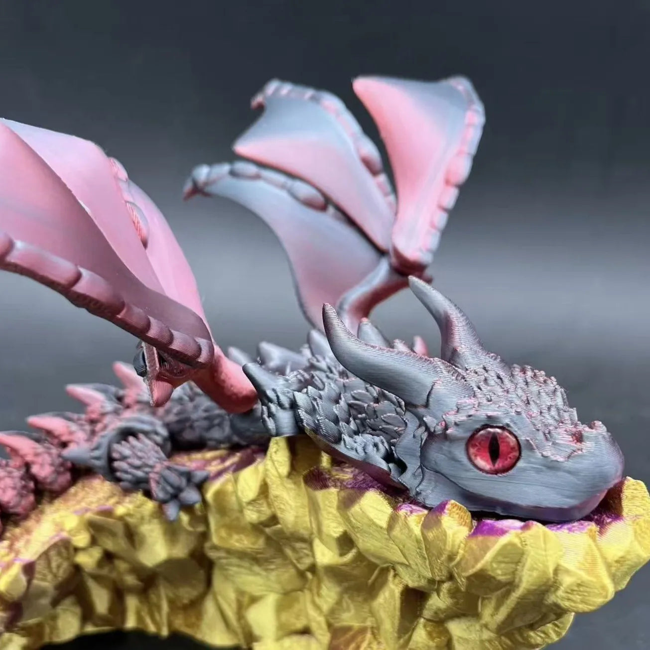 Fashion Home Decor 3D Printed Winged Carriage Dragon - Image 3