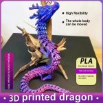 3D Printed Crystal Dragon Fidget Toy
