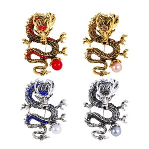 Chinese Dragon Brooch
