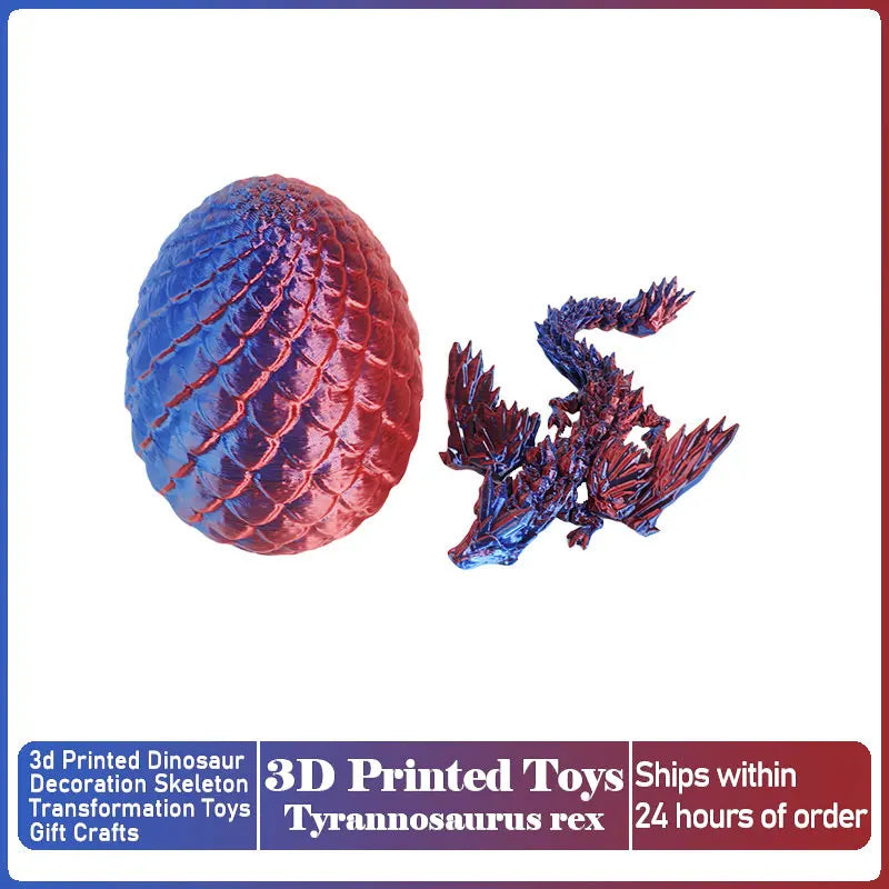 3D Printed Dragon with Movable Wings – Office Desk Accessory & Creative Home Decor - Image 7