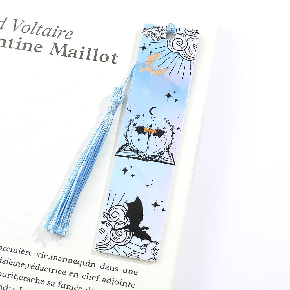 Goth Fourth Wings Dragon Cloud Sun Bookmark - Image 14