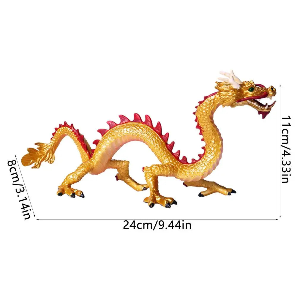 Feng Shui Dragon Statue – Lucky Chinese Dragon Decor, Realistic Table Sculpture for Living Room & Shelf - Image 8