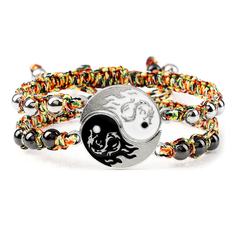 Dragon Tai Chi Gossip Braided Bracelets - Image 15