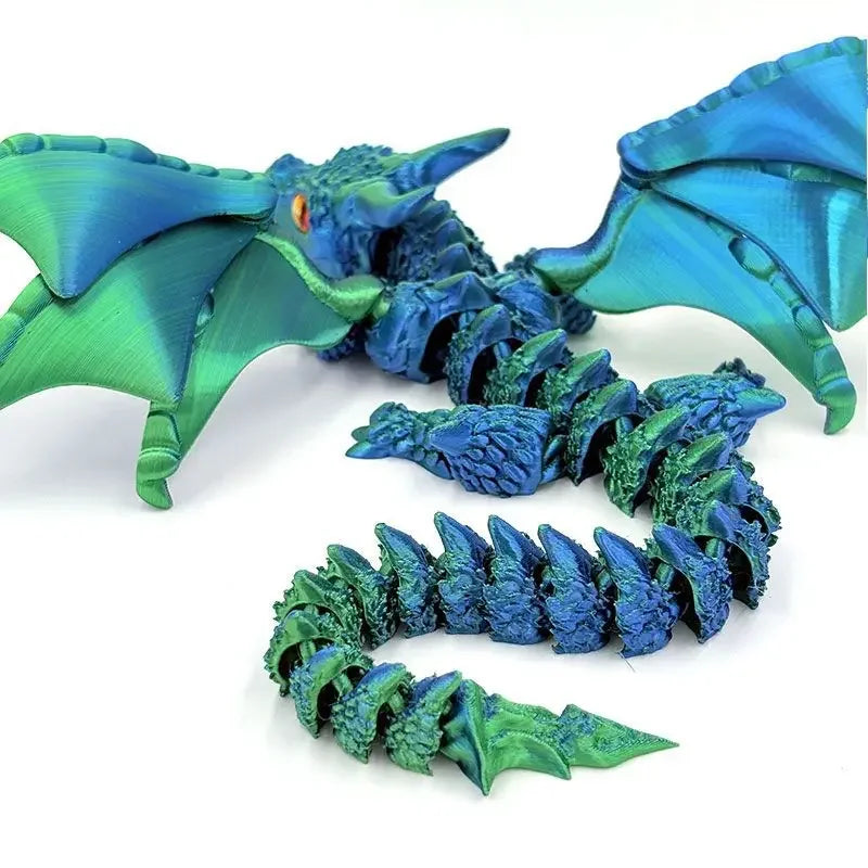 3D Rotatable Articulated Dragon – Realistic Dragon Statue for Kids & Landscaping Decoration - Image 5