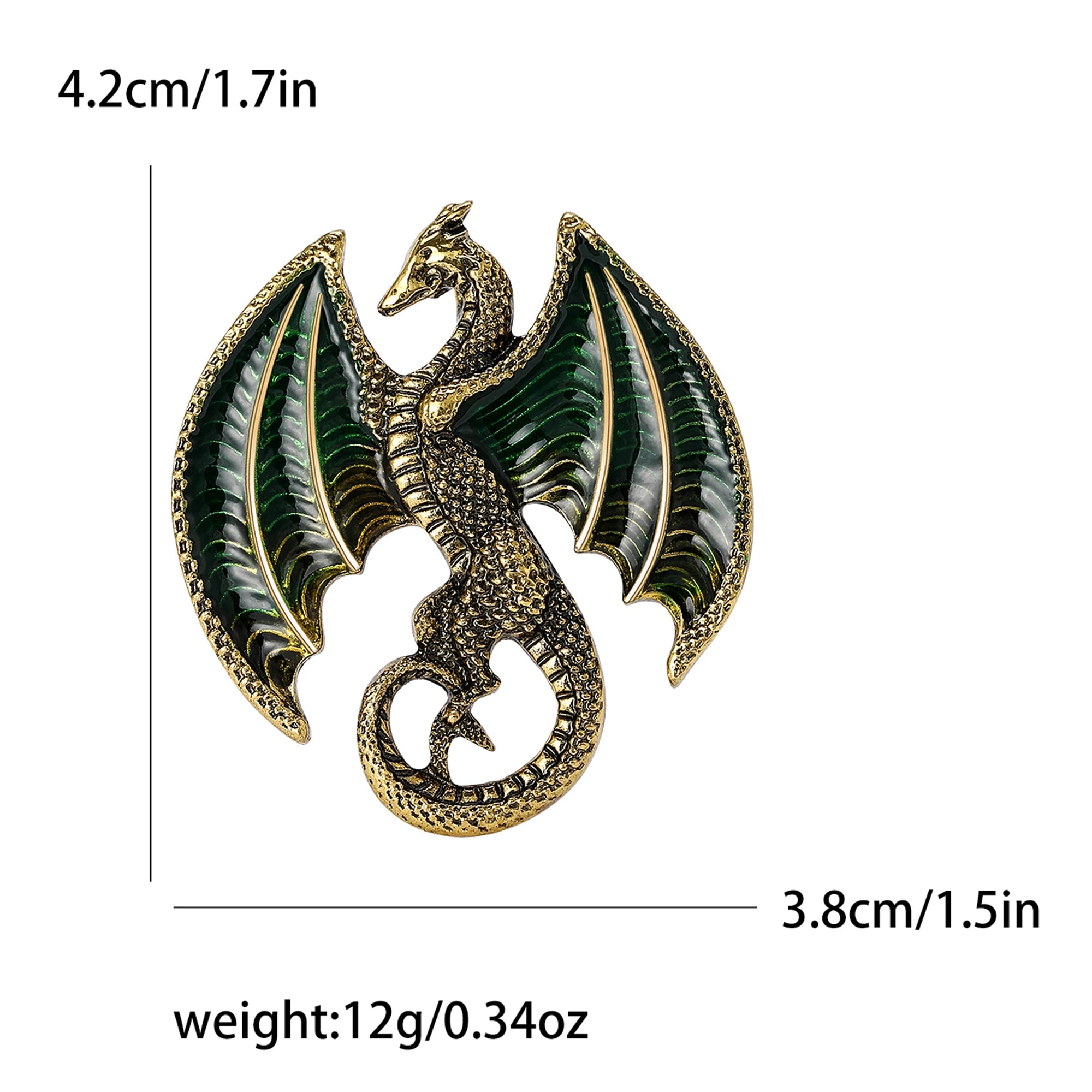 Enamel Dragon Pins for Women - Image 5