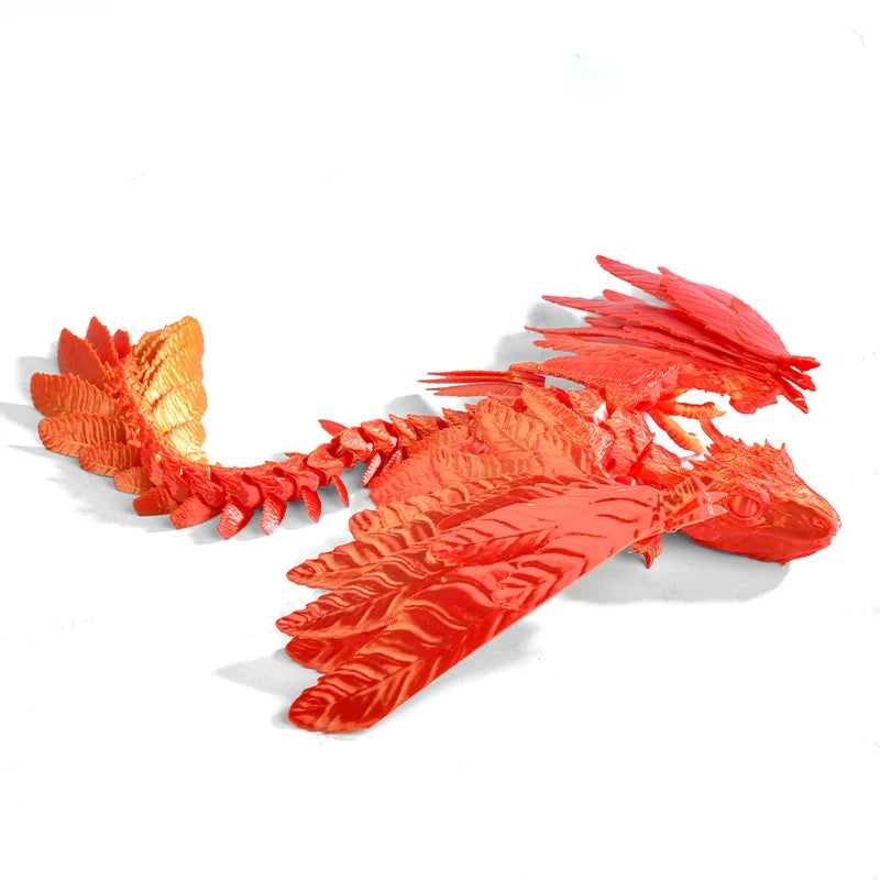 3D Printed Feathered Wyvern Dragon - Image 12