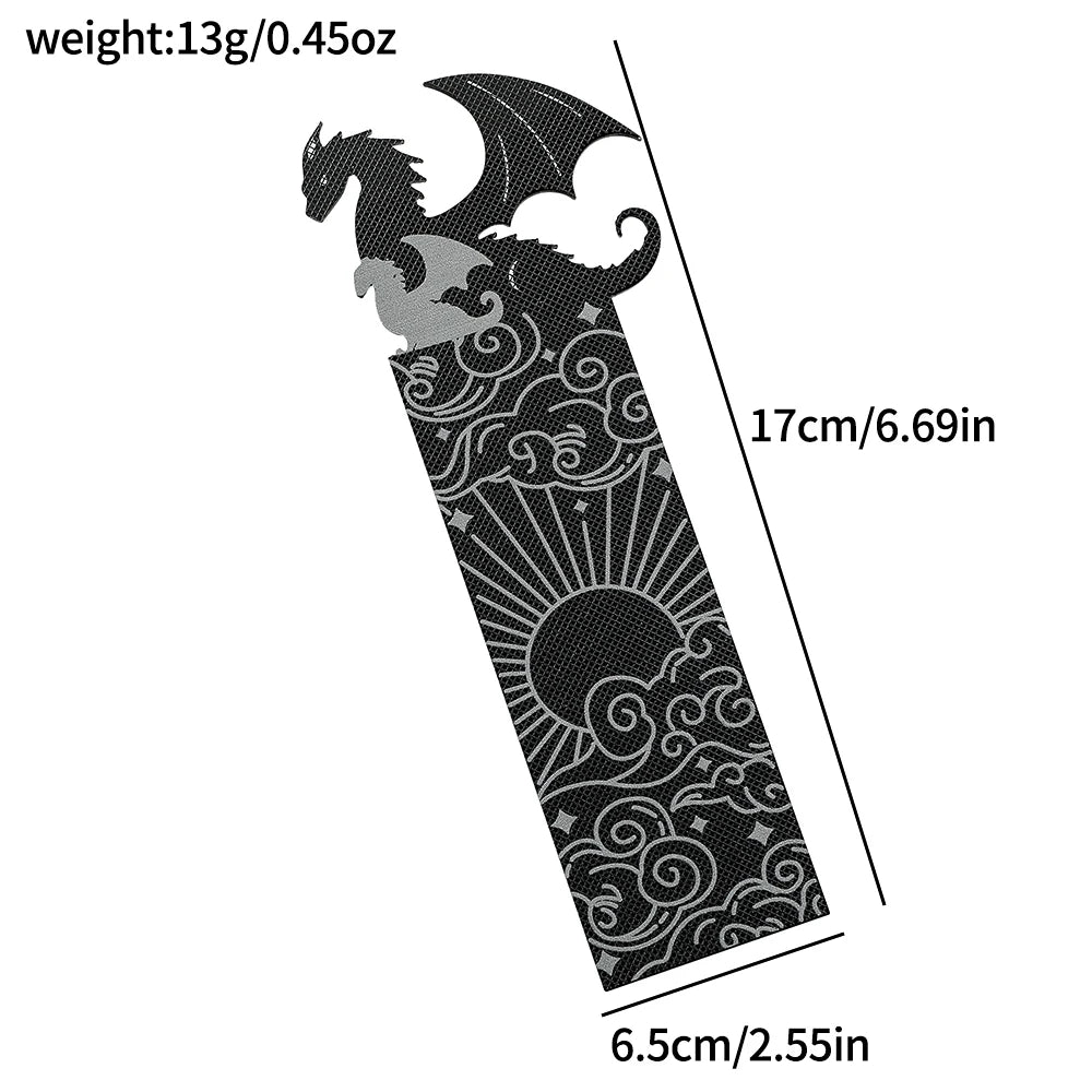 Goth Fourth Wings Dragon Cloud Sun Bookmark - Image 15