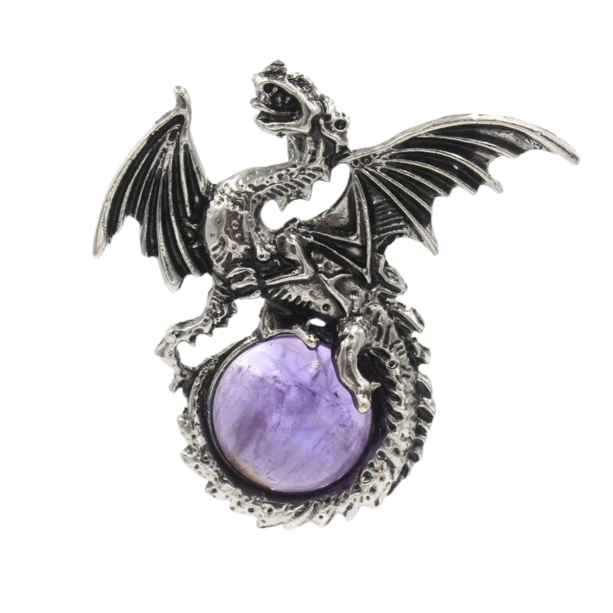 Dragon with Wings Gemstone Pendant - Image 21