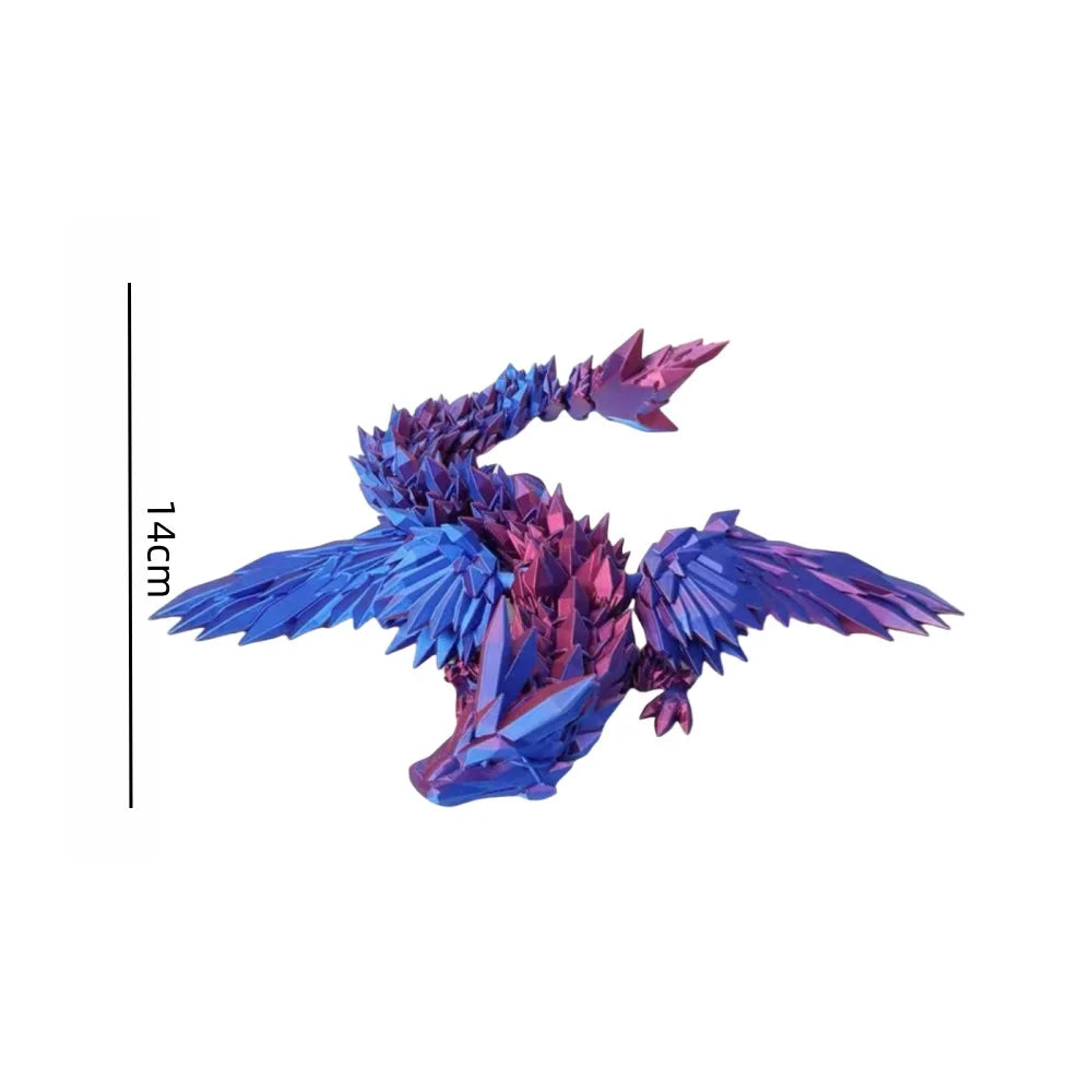 14cm 3D Printed Magic Wing Dragon - Image 2