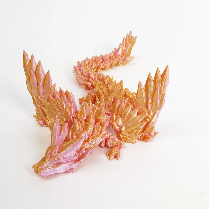 3D Printed Gradient Dragon Ornament - Image 15